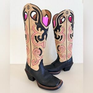 Tony Lama Buckaroo Bella tall, western-style tall boot Size 5 1/2B